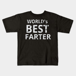 world's best farter Kids T-Shirt